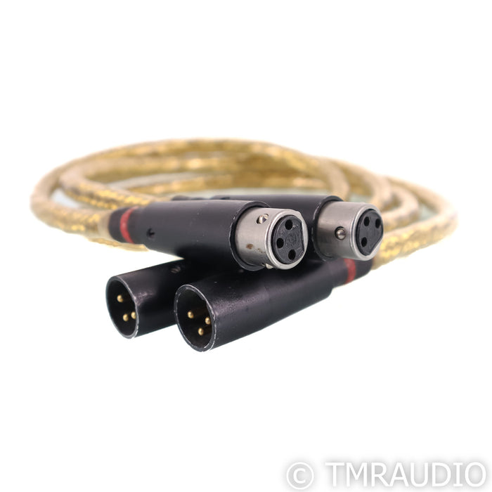 Wireworld Gold Eclipse XLR Cables; 1m Pair Balanced Interconnects