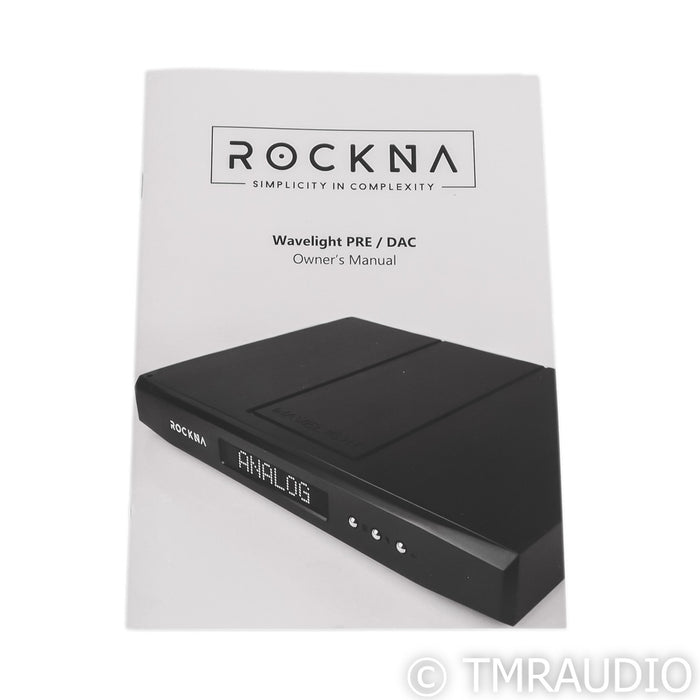 Rockna Wavelight DAC; D/A Converter