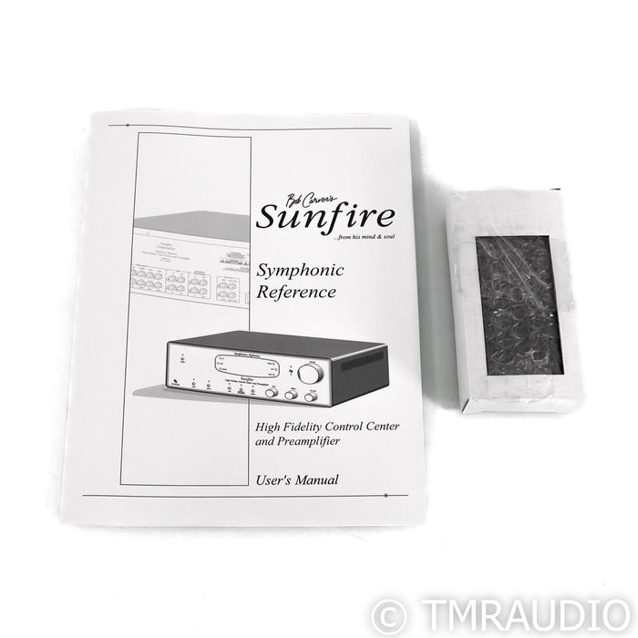 SunFire Symphonic Reference Preamplifier; MM/MC Phono; Bob Carver (New Old Stock)