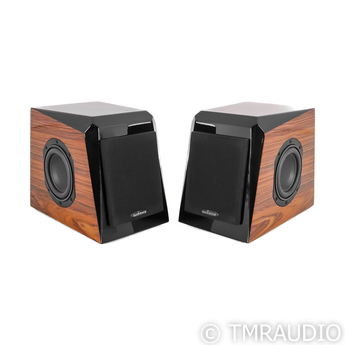 Audience ClairAudient 1+1 Bookshelf Speakers; Black / Rosewood Pair