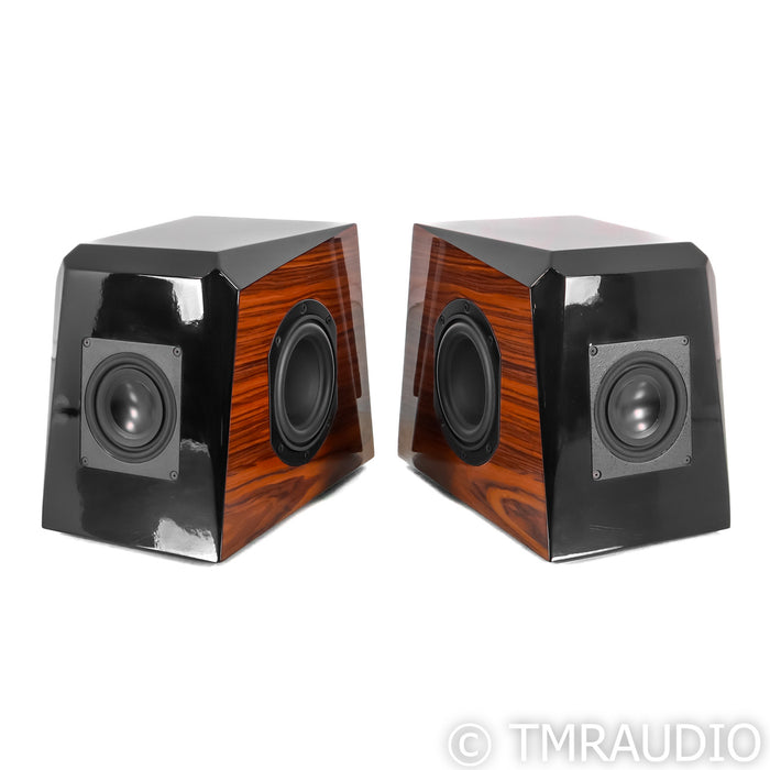 Audience ClairAudient 1+1 Bookshelf Speakers; Black / Rosewood Pair