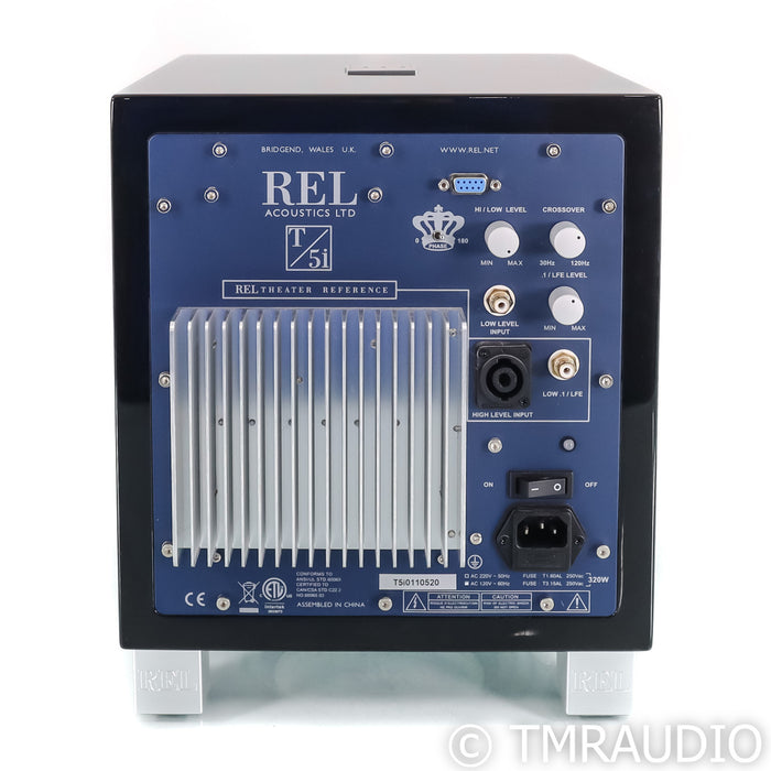 REL T/5i Powered Subwoofer; Gloss Black