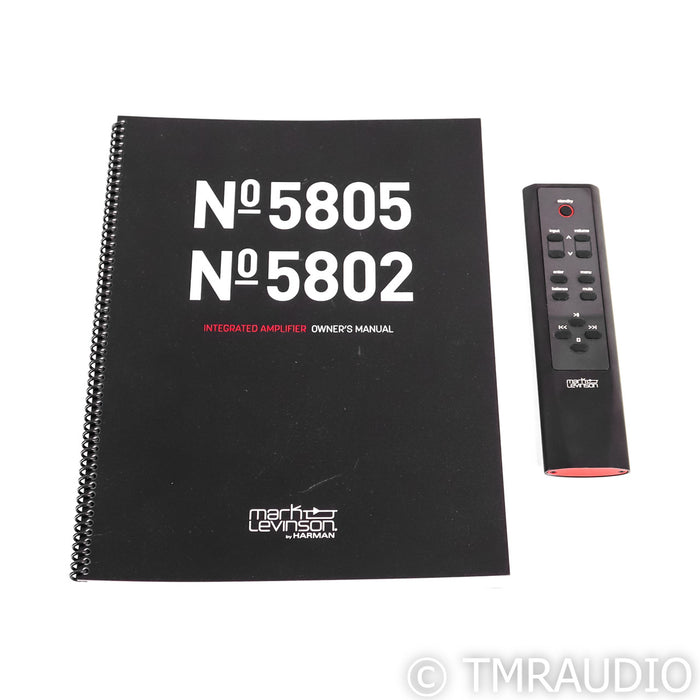 Mark Levinson No. 5805 Stereo Integrated Amplifier; N5805; MM/MC Phono