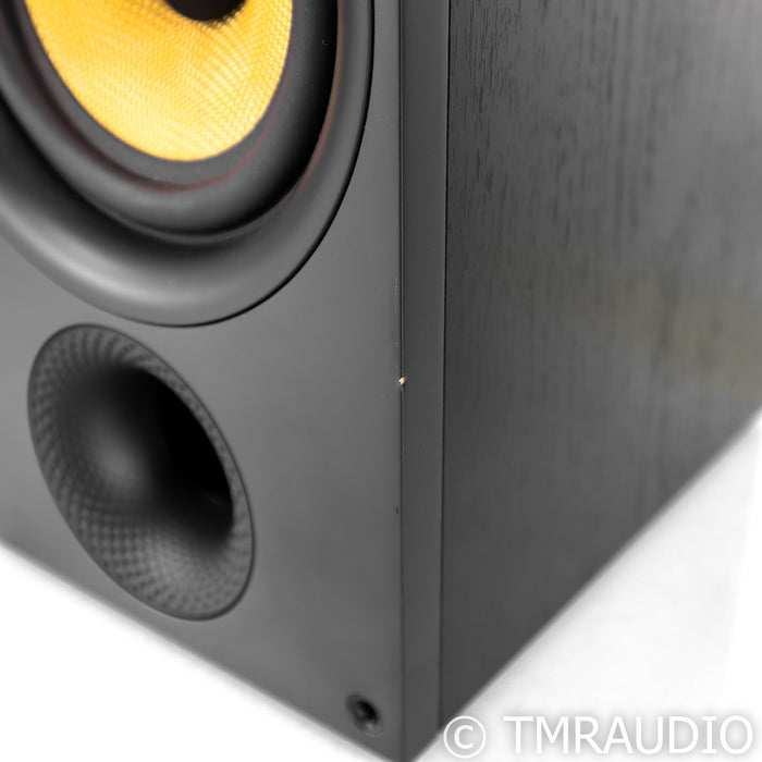 B&W 686 S2 Bookshelf Speakers; Black Pair