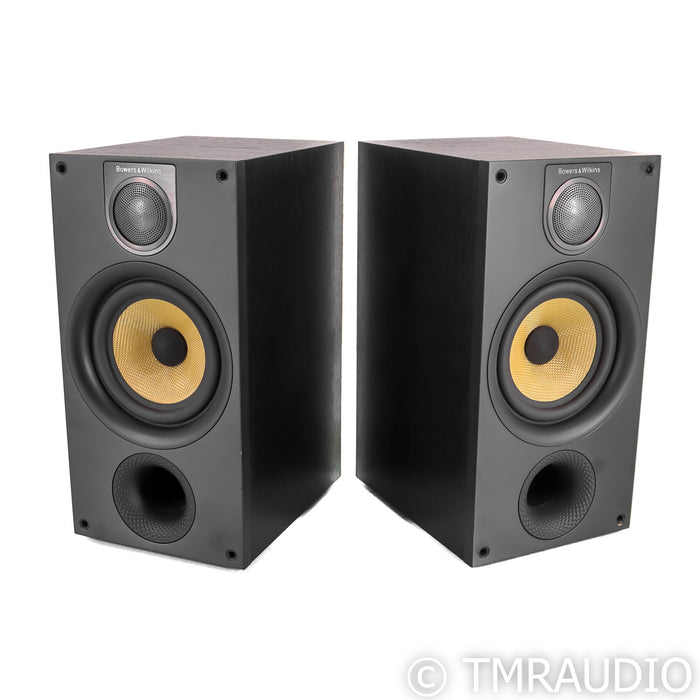 B&W 686 S2 Bookshelf Speakers; Black Pair