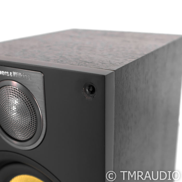 B&W 686 S2 Bookshelf Speakers; Black Pair