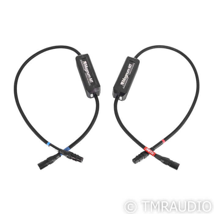 MIT Magnum M1 Proline XLR Cables; 1m Pair Balanced Interconnects