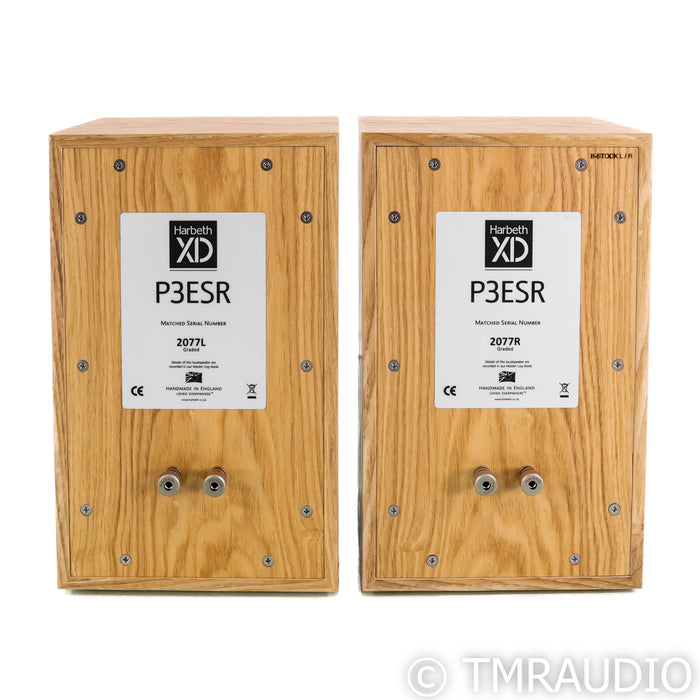 Harbeth P3ESR XD Bookshelf Speakers; Olive Pair (B-Stock)