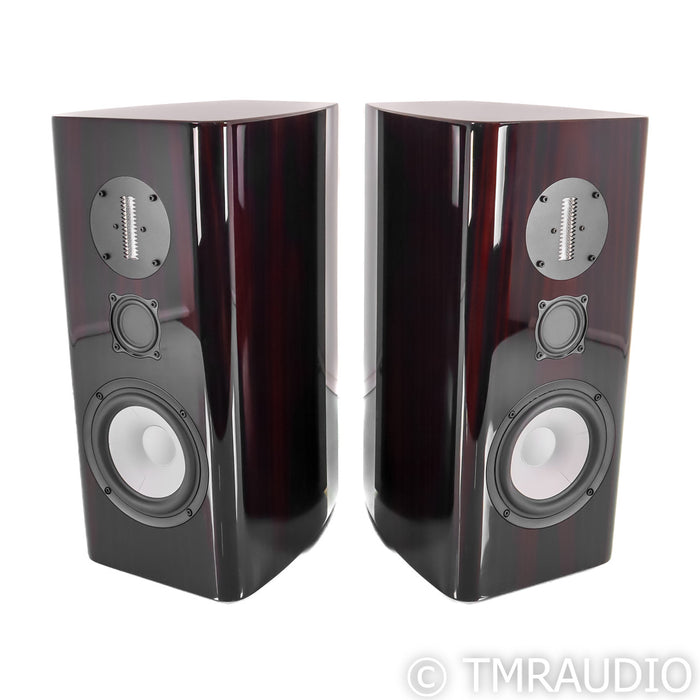 Philharmonic Audio BMR Bookshelf Speakers; Ebony Curved Pair