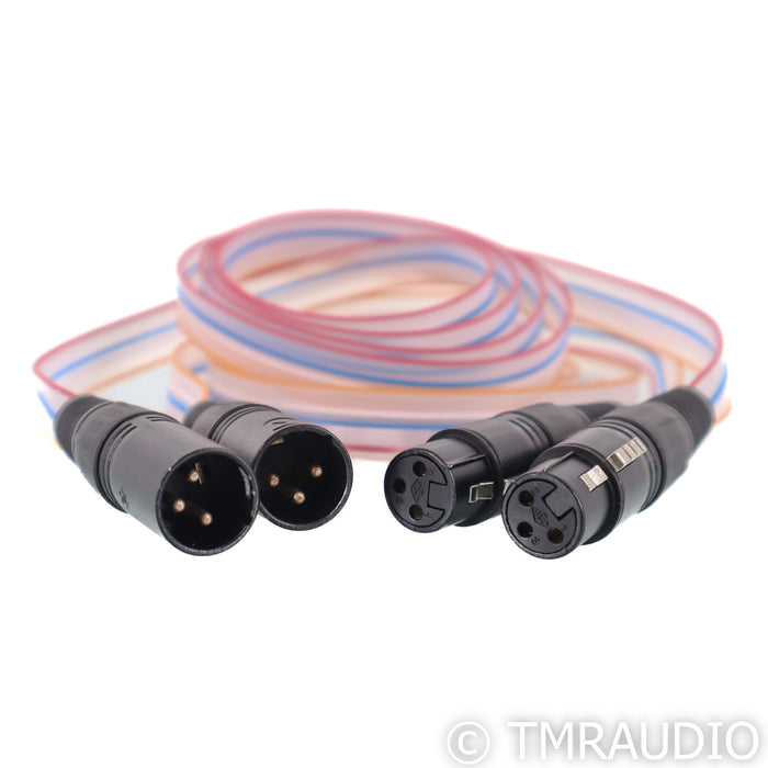 DNM Solid Core XLR Cables; 1.5m Pair Balanced Interconnect