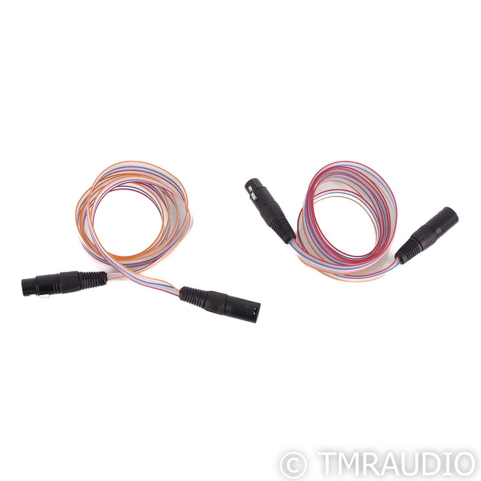DNM Solid Core XLR Cables; 1.5m Pair Balanced Interconnect