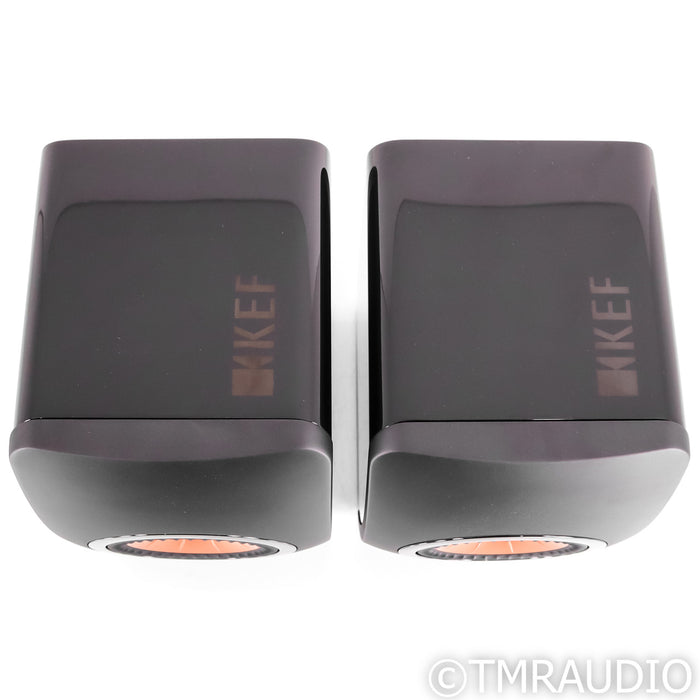 KEF LS50 Bookshelf Speakers; Black Pair