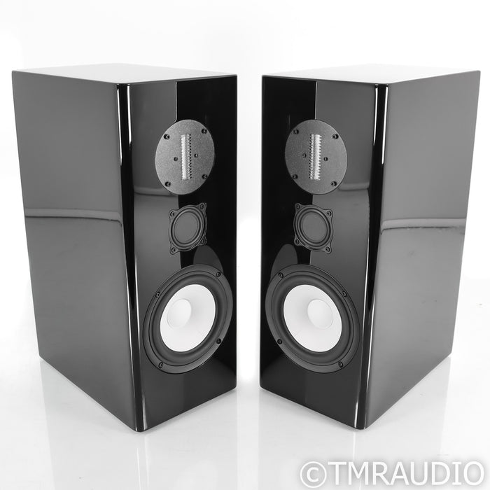 Philharmonic Audio BMR Monitor Bookshelf Speakers; Black Pair