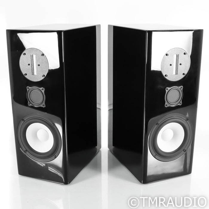 Philharmonic Audio BMR Monitor Bookshelf Speakers; Black Pair