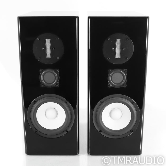 Philharmonic Audio BMR Monitor Bookshelf Speakers; Black Pair