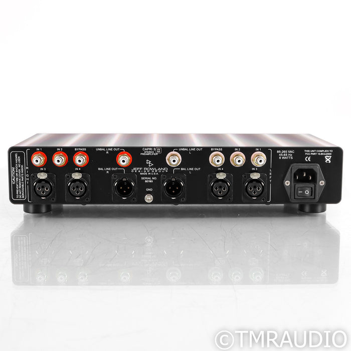 Jeff Rowland Design Capri S2 Stereo Preamplifier; Remote