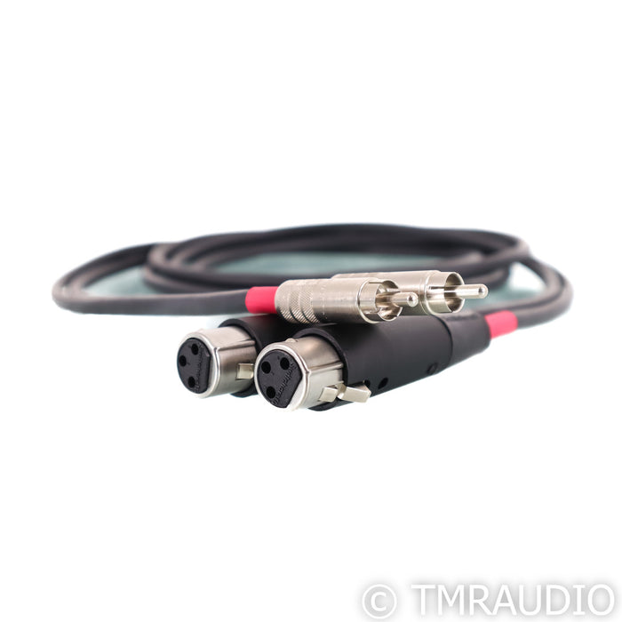 Shindo Laboratory Silver XLR to RCA Cables; 5ft Pair Interconnects