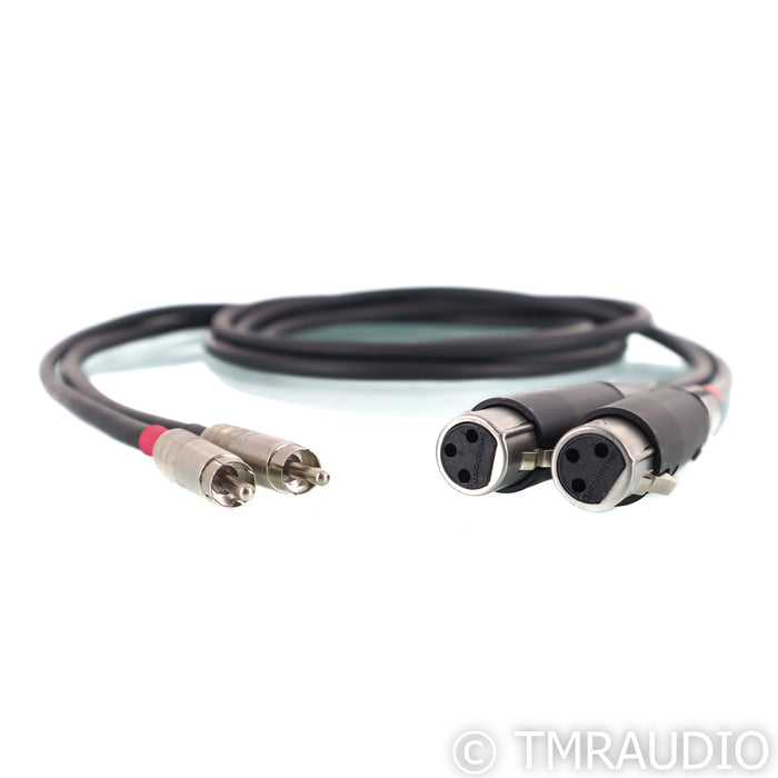 Shindo Laboratory Silver XLR to RCA Cables; 5ft Pair Interconnects
