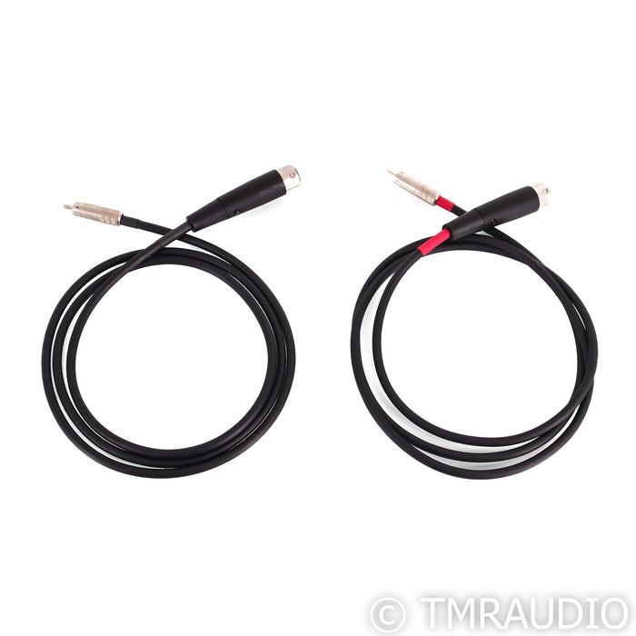 Shindo Laboratory Silver XLR to RCA Cables; 5ft Pair Interconnects
