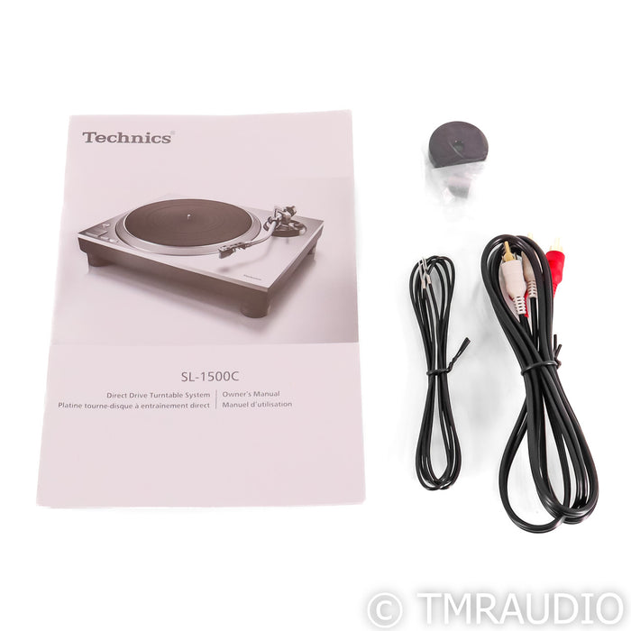 Technics SL-1500C Direct Drive Turntable; SL1500C; Ortofon 2M Red Cartridge