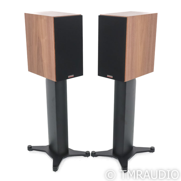 Dynaudio Heritage Special Bookshelf Speakers; Walnut Pair w/ Stands