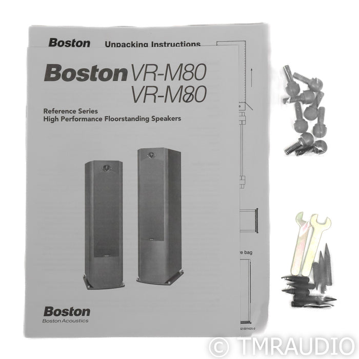 Boston Acoustics VR-M90 Floorstanding Speakers; Natural Pair