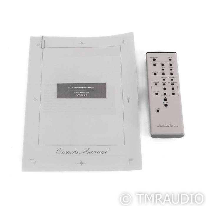 Luxman L-590 AXII Stereo Integrated Amplifier; MM / MC Phono