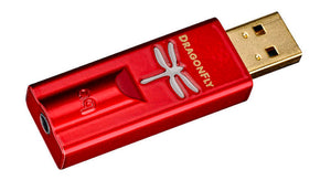 AudioQuest DragonFly Red USB DAC; Preamp / Headphone Amplifier (Open Box)