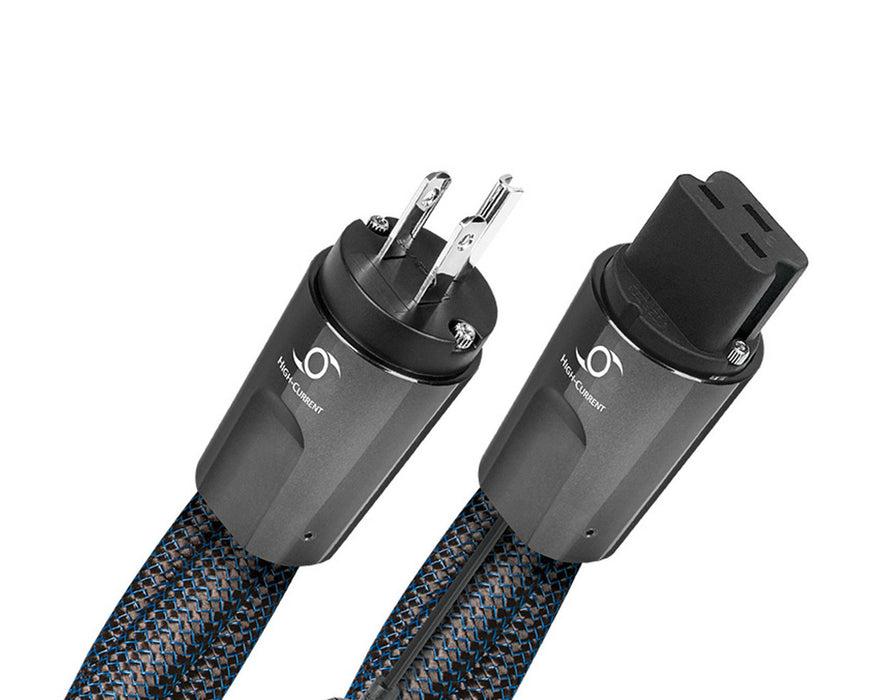 AudioQuest Hurricane High Current Power Cable; 1m AC Cord; 72v DBS (Open Box)