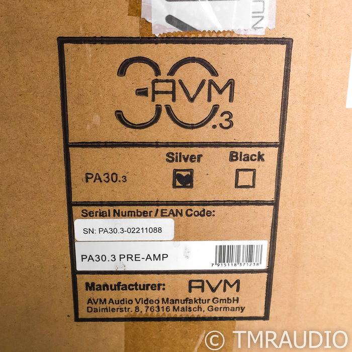 AVM 30.3 Stereo Preamplifier; BT; MM / MC Phono w/ Warranty (New)