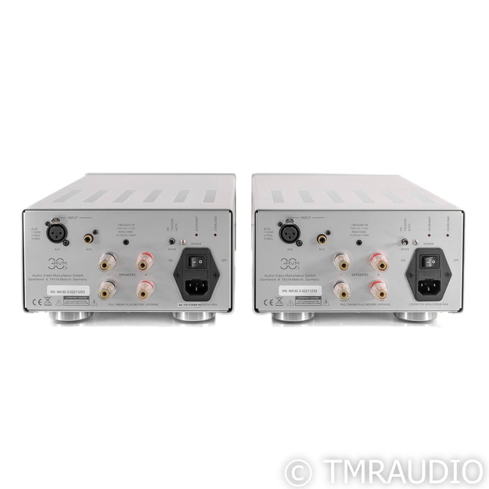 AVM MA 30.3 Mono Power Amplifiers; Pair Demo w/ Warranty (Open Box)