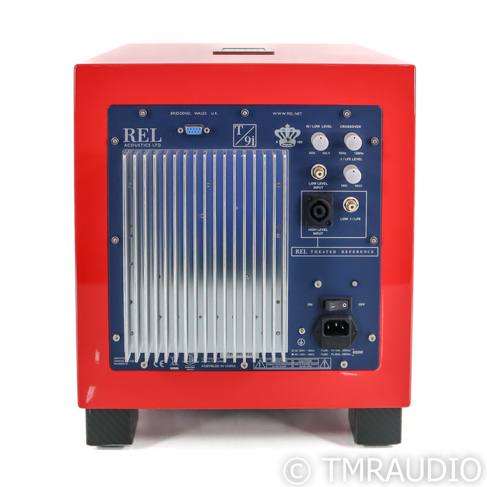 REL Acoustics T/9i 10" Powered Subwoofer; Red