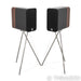 Q Acoustics Concept 300 Bookshelf Speakers w/ Stands; Black Pair