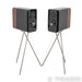 Q Acoustics Concept 300 Bookshelf Speakers w/ Stands; Black Pair