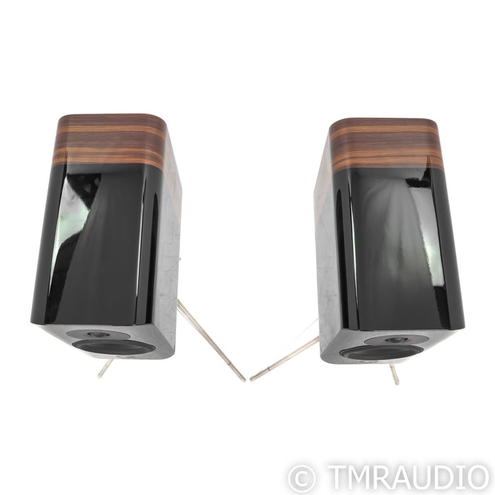 Q Acoustics Concept 300 Bookshelf Speakers w/ Stands; Black Pair
