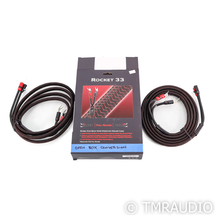 Audioquest Rocket 33 Speaker Cables; (Open Box)