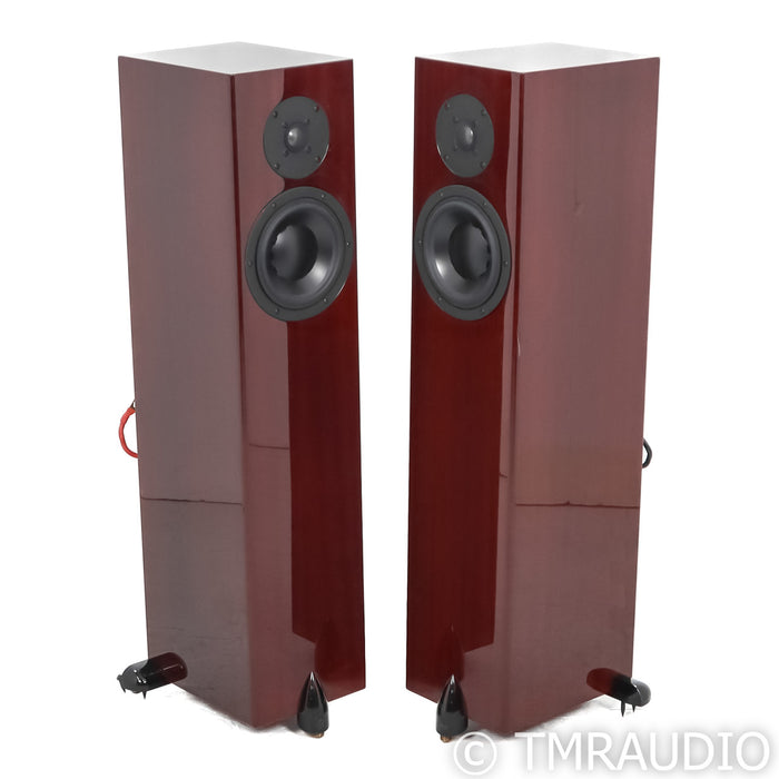 Totem Acoustics Forest Signature Floorstanding Speakers; High Gloss Mahogany Pair