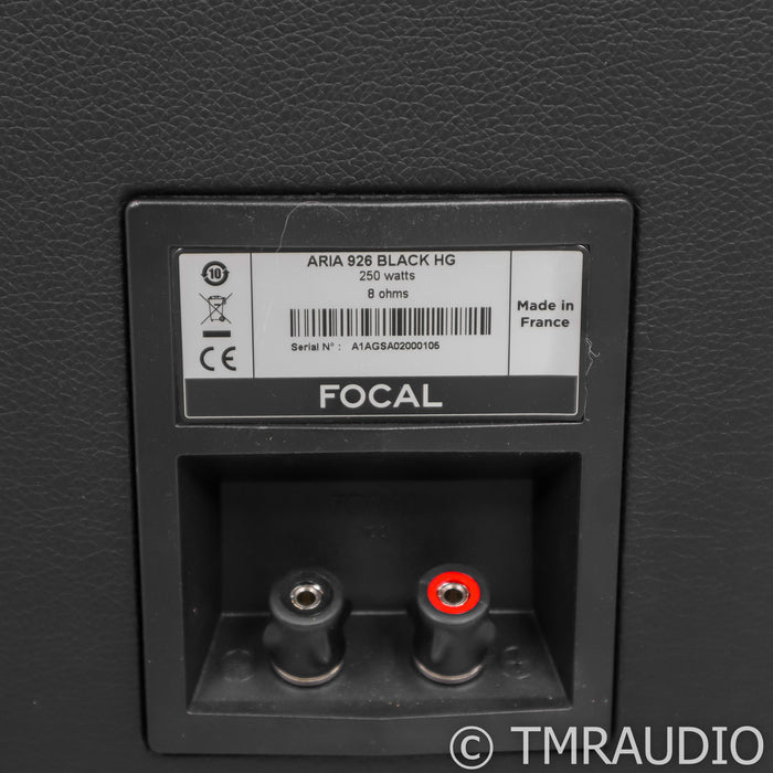 Focal Aria 926 Floorstanding Speakers; High Gloss Black Pair