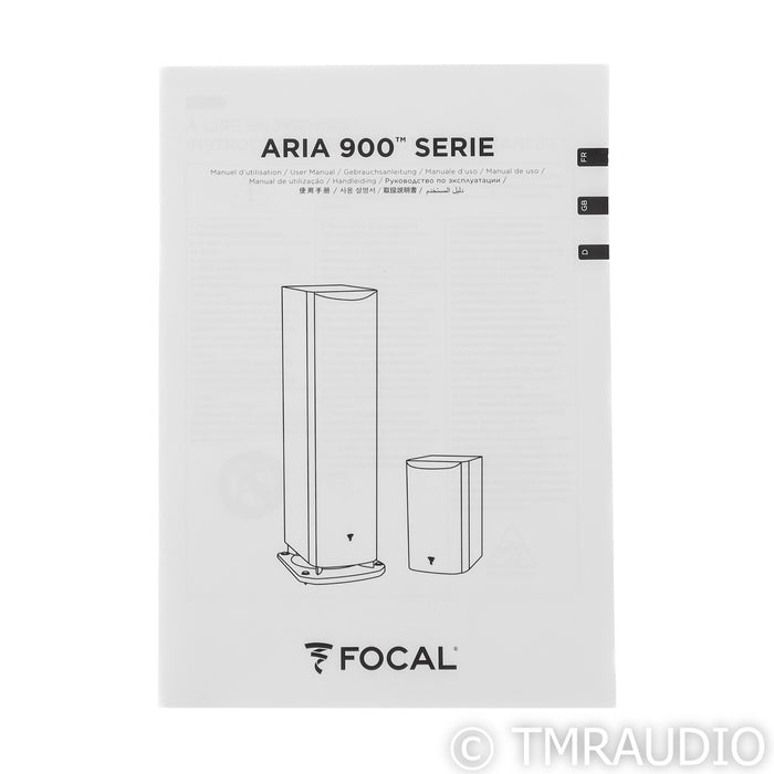 Focal Aria 926 Floorstanding Speakers; High Gloss Black Pair