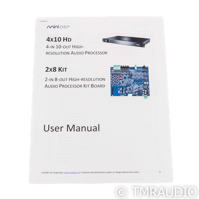 MiniDSP 4x10 HD Digital Signal Processor