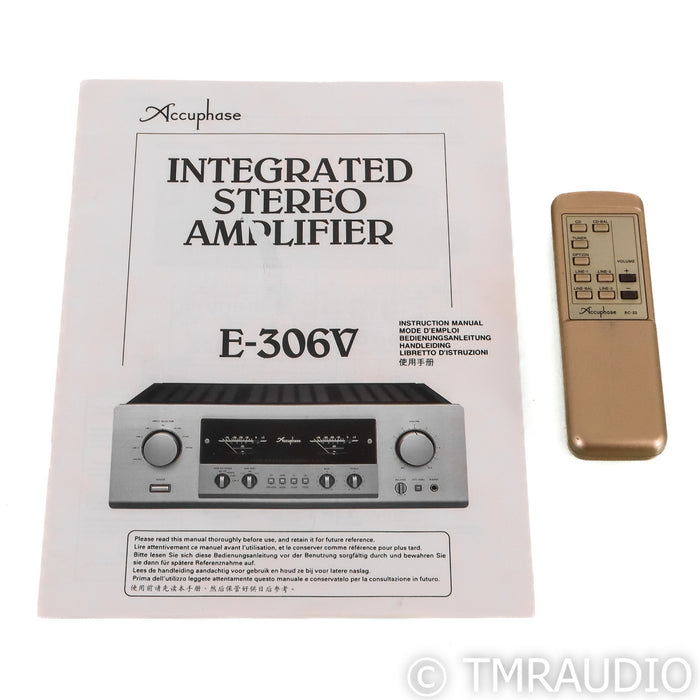 Accuphase E-306V Stereo Integrated Amplifier; E306V; Gold