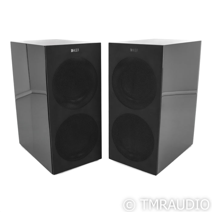 KEF R3 Meta Bookshelf Speakers; Gloss Black Pair