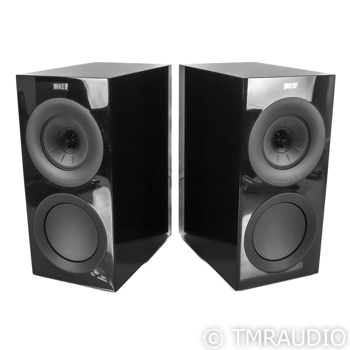 KEF R3 Meta Bookshelf Speakers; Gloss Black Pair