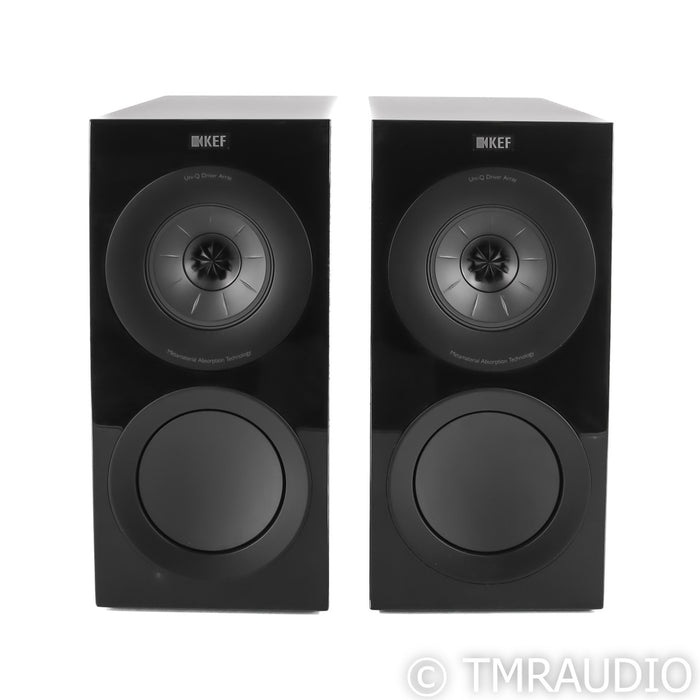 KEF R3 Meta Bookshelf Speakers; Gloss Black Pair