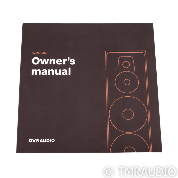 Dynaudio Contour 20 Bookshelf Speakers; Black Pair