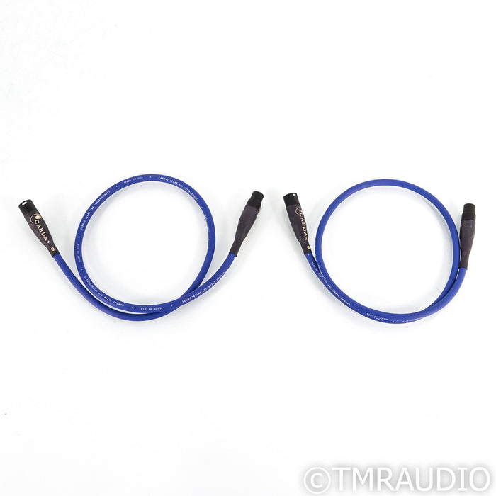 Cardas Clear Sky XLR Cables; 1m Pair Balanced Interconnects