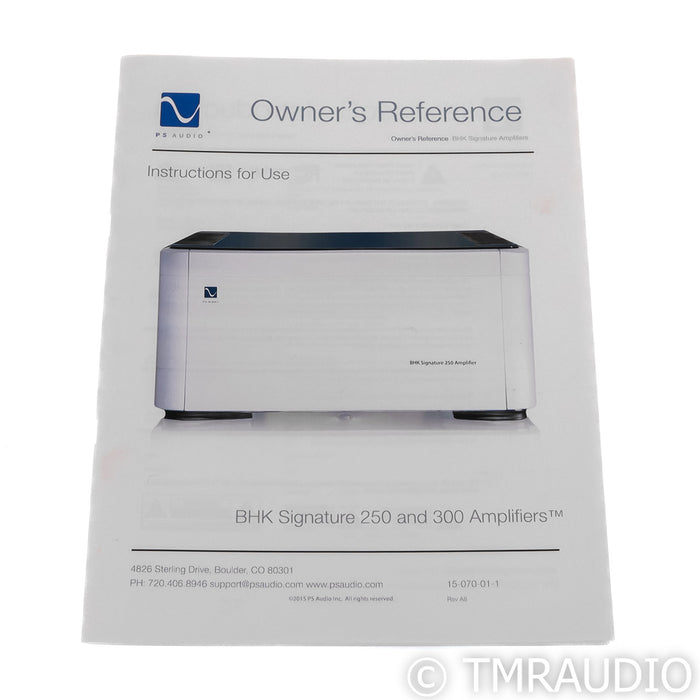 PS Audio BHK Signature 250 Stereo Tube Hybrid Amplifier