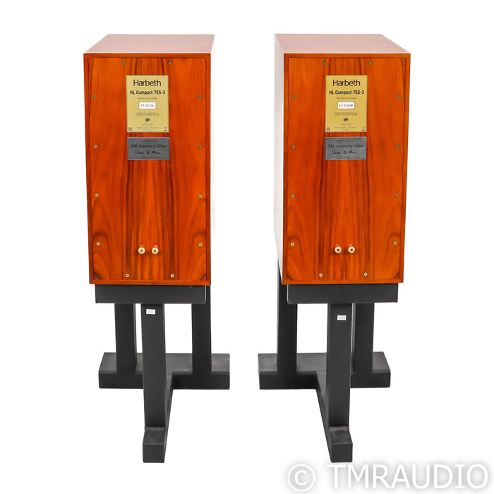 Harbeth HL Compact 7ES-3 Bookshelf Speakers; Rosewood Pair w/ Stands; 30th Anv.
