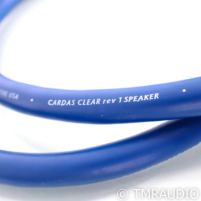 Cardas Clear Speaker Cables; 2m Pair; Rev 1