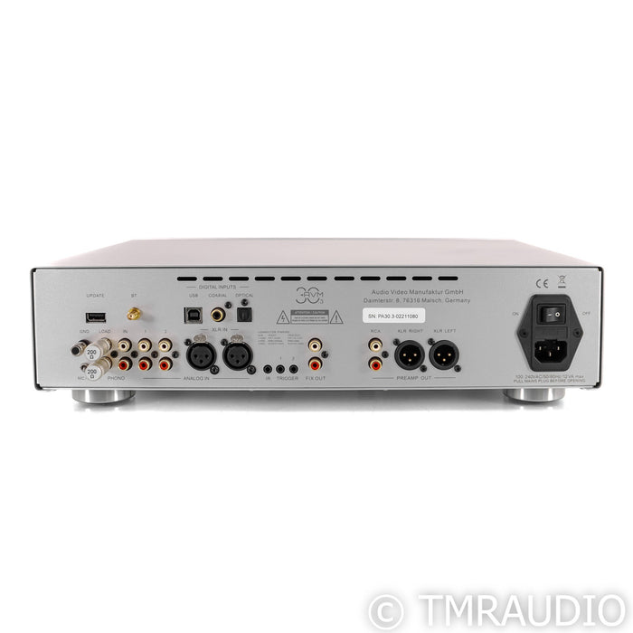 AVM PA 30.3 Stereo Preamplifier; Demo w/ Warranty (Open Box)